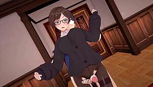 Pareja Follando 3D Animación With Monster Cock Fucking