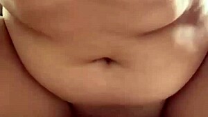 my wife with natural big tits squirts twice and shakes hard after intense anal.