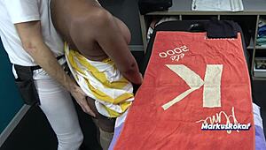 Huge Oiled Black Tits Milf Gets Sensual Massage