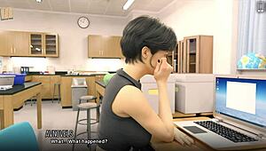 3D animated erotic adventure: University of problems 12