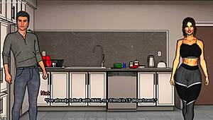 Cuckold Husband Watches Man Grope Wife's Big Ass in 3D Hentai