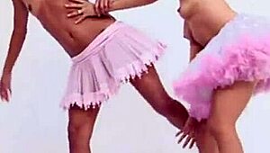 topless colombian ballerina teen 18+ fingers petite brunette lorie in flexible lesbian teasing