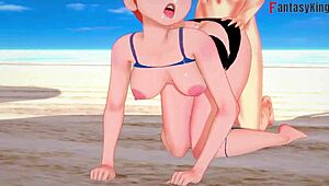 Gwen Tennyson Enjoys Bikini Sex on Beach