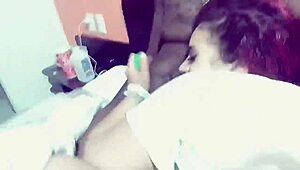 Horny latina fan begs for creampie cumshot