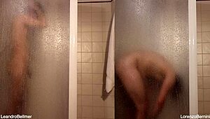 Friends SHOWERING Wildly After Intense GAY SEX Outdoors