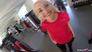 Tysk tonåring 18+ knullad hårt efter McFit träningspass