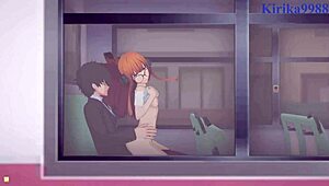 Futaba Sakura, Ann Takamaki, Ren Amamiya Intense Hentai Sex