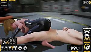 Erika and Fallen Doll in all sex scenes.