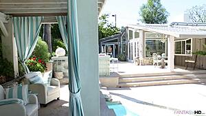 The neighbor turned ariana marie into a cum loving whore