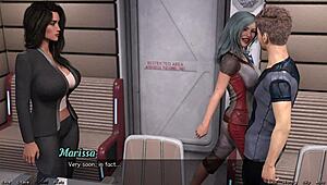 Stranded In Space 110 - Busty Ebony Milf Jealous After Fucking Her Friends