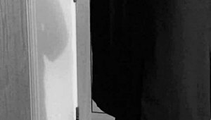 Crossdresser Bound In Uniform Self Bondage.