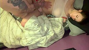 sexy canadian brunette anal creampie!