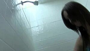 teen lesbians at party eating each other's box