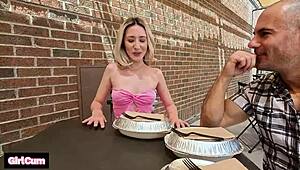 sweet sophia loses it from endless orgasms, wet missionary pounding with vibrator and facial finish