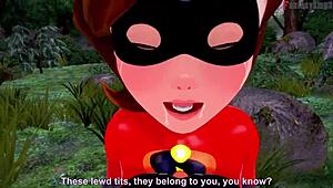 elastigirl gets pounded hard in secret mission incredibles movie