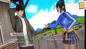 Academy 15 game featuring anime characters in intriguing scenarios