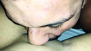 Latina Pornstar's Tantalizing Pussy Licking Session