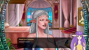 Naked elf has fun in this legend