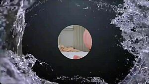 Perverted housewife gets cumshot sex with shaved pussy