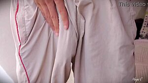 Jerking my big Latino cock until I shoot a thick cum load all over you - Magic C