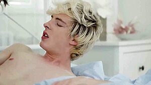 Cute Twinks in Raw Bareback Action on Bed!