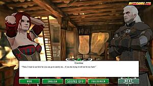 The witch fulfills the fuck wish with blowjob and sex