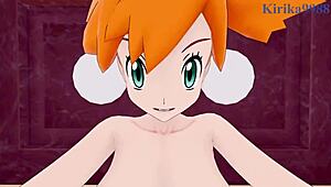 yo, misty kasumi and may haruka goin’ hard in pokémon pov hentai sex