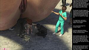 hey, ever seen big apple small gesture ep 23 in 3d cartoon?