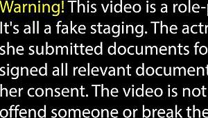 Step Sister HELPS Virgin Step Brother with ROUGH Creampie Action