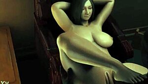 Monster hunter in hot erotic action in anime porn