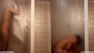 Friends SHOWERING Wildly After Intense GAY SEX Outdoors