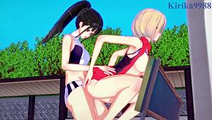 Chisato Nishikigi And Takina Inoue In Futanari Sex