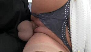 skank pisses in guy’s mouth while he begs for more handjob action