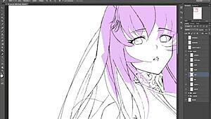 The big boobed Athena from Saint Seiya in a hentai video