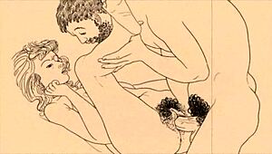 Vintage erotic drawings bring retro anime hentai to life in raw detail. Classic cartoon lust unfolds in every sketch.