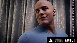 Pure Taboo, Lexi Lore, are you ready for stepdaddy Derrick Pierce's hug?