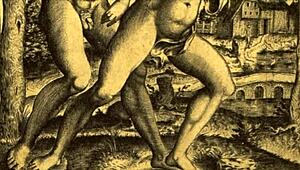 vintage erotic illustration brings back steamy old-school vibes, don't ya think?