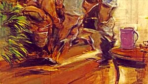 Vintage Erotic Illustration from Retro Collection