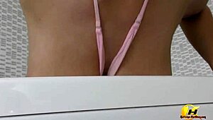 Wetting My Bikini, Fingering Pussy with Toy, Oh Yes!