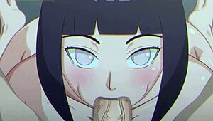 Dr Korr's voiced series features Hinata in blowjob scene 😍
