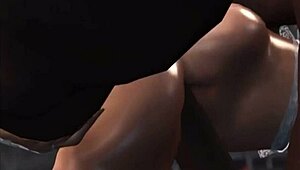 3D porn med massiv kuk og store pupper i aksjon