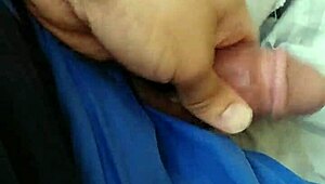 Intensely jerking off to amateur gay blowjob action