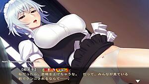 Maid-san to boin noel 2 - Japanese maid gets fucked hard