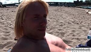 The Cute Blonde Twink Gets Naked And Engages In Hardcore Gay Sex With Blowjob