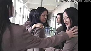 ditto - newjeans side a in gay doggystyle scene with bent over action