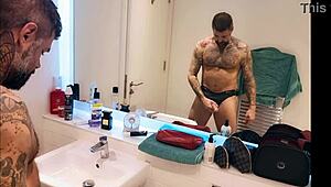 dirty bathes in bathroom shower