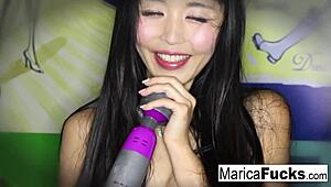 Hey Marica lepas kostum colmek pake toys solo!