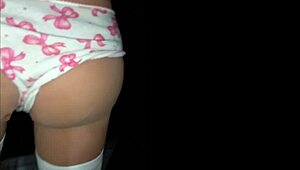 Bonequinha in New Panties Plays with Sexy Toy