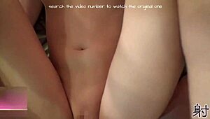 Sletterige Aziaten uit Tokio tonen pijpvaardigheden in gratis scènes