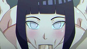 Dr Korr's voiced series features Hinata in blowjob scene 😍